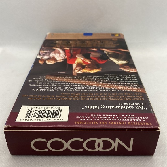 Cocoon VHS Fox Selections Science Fiction Fantasy Adventure Ron Howard Movie - Picture 6 of 10